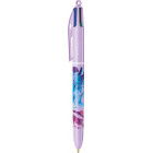 BIC 4 Couleurs Hydro Purple – Stylo bille rétractable design violet