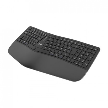 Clavier ergonomique sans fil ERGO – Bluetooth + 2,4 GHz avec pavé numérique