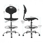 Tabouret assis-debout - Atik