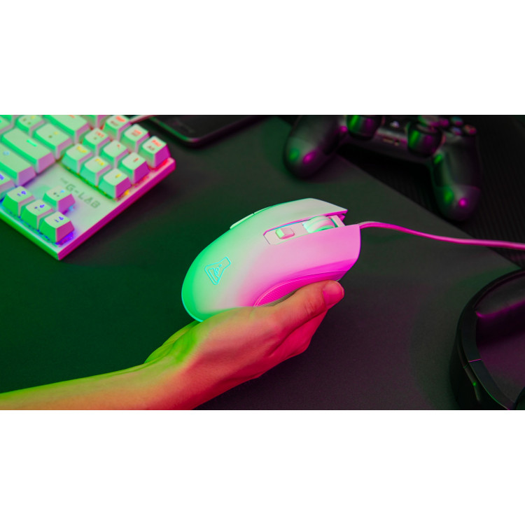 SOURIS GAMING FILIAIRE FILAIRE BLANC