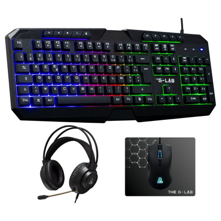 Pack clavier souris gamer 4en1 GLAB