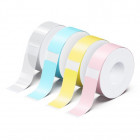 UPRINT Pack 4 rouleaux d’étiquettes adhésives pour Stick Easy UP21 pastel