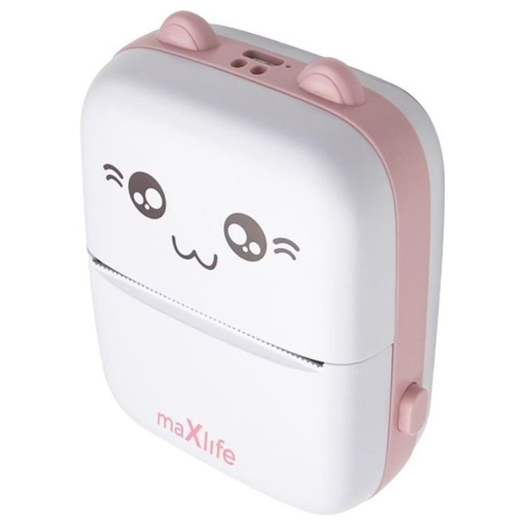 Maxlife MXTP-100 - Imprimante Thermique Bluetooth Portable - Photos, Notes, Étiquettes et Plus