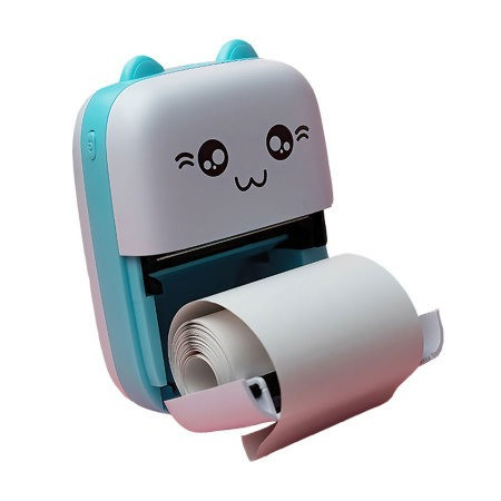 Maxlife Blue - Imprimante Thermique Portable Bluetooth - Pour Smartphone - Photos, Notes, Étiquettes