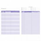 Registre de Permanence - 384 pages - Format 22,5 x 32 cm - Couverture rigide