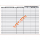 Registre de Sorties Exceptionnelles - Format 28 x 21 cm - 96 pages