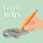 Bloc-notes adhésif Lovely Notes KITTY
