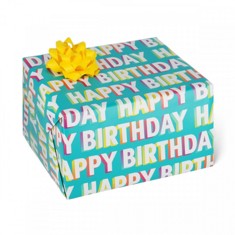 Papier Cadeau happy birthday