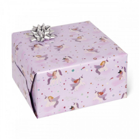 Papier Cadeau Licorne lilac