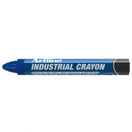 Crayon de cire industriel bleu – Tous matériaux