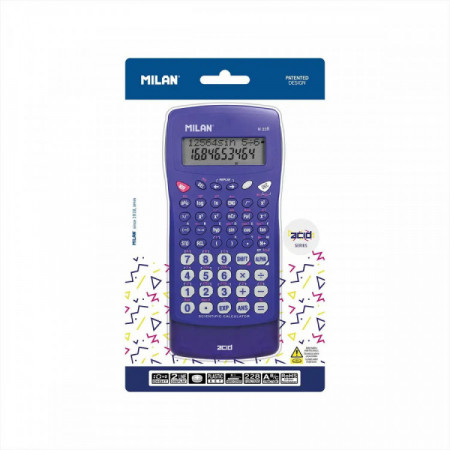 Calculatrice scientifique M228 Acid BLEU