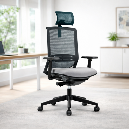 Fauteuil de Bureau KENO Full Options – Ergonomie, Confort et Réglages Avancés