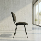 Fauteuil de réunion Q3 Noir/Gris – Confort et élégance pour vos espaces professionnels