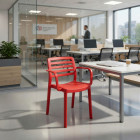 CHAISE VISITEUR Q3 NOIR