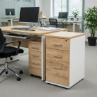 Caisson hauteur Bureau 2T + 1 DS Finition Hêtre