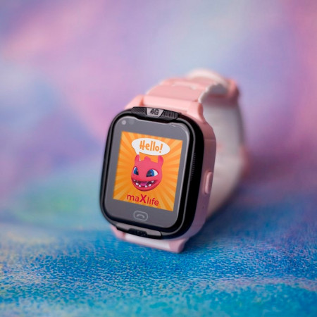 Montre connectée enfant Forever Maxlife MXKW-350 GPS 4G rose