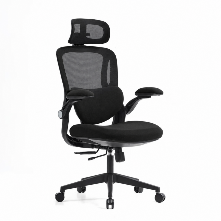 Fauteuil de bureau CELINE-FLIP ergonomique avec dossier résille