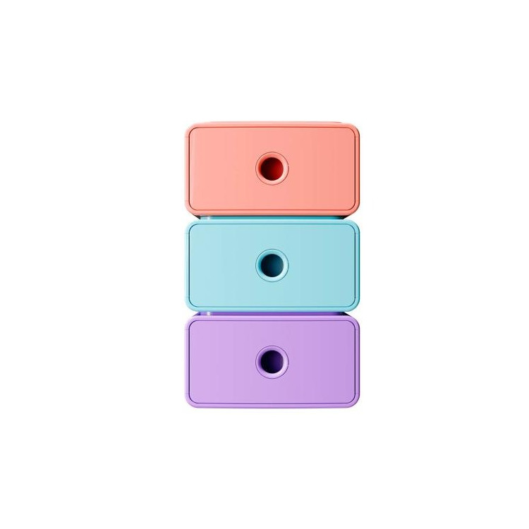 Module de classement Tiny Box Candy Tidy 1 tiroir empilable en plastique recyclé