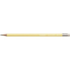 Crayon graphite STABILO Swano Pastel HB avec gomme – Jaune pastel