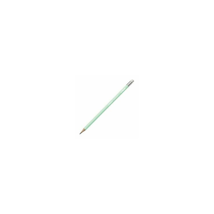 Crayon graphite STABILO Swano Pastel HB avec gomme – Vert pastel