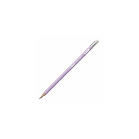 Crayon graphite STABILO Swano Pastel HB avec gomme – Lilas pastel