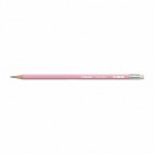 Crayon graphite STABILO Swano Pastel HB avec gomme – Rose pastel