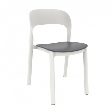 Chaise ONA Gris Foncé – Design moderne pour intérieur et extérieur