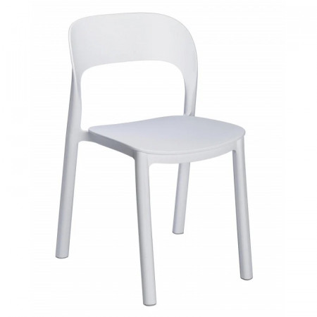 Chaise ONA Blanche – Élégance et polyvalence pour tous vos espaces
