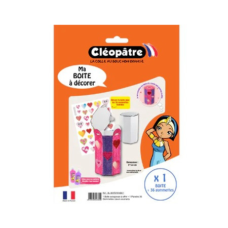 Boîte octogonale à décorer – Activité créative pour enfants