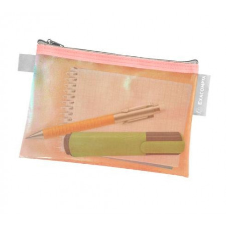 Pochette zip Candy Tidy A6 Exacompta – Coloris pastel assortis