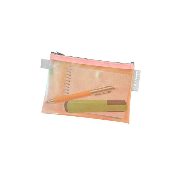 Pochette zip Candy Tidy A6 Exacompta – Coloris pastel assortis