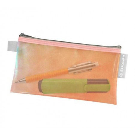 Pochette zip Candy Tidy DL (10 x 21 cm) Exacompta – Coloris pastel assortis