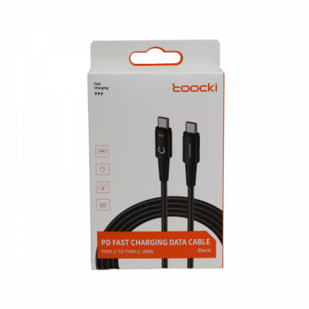 Câble de charge Wonday USB-C vers USB-C 2 m – Charge rapide PD 100W