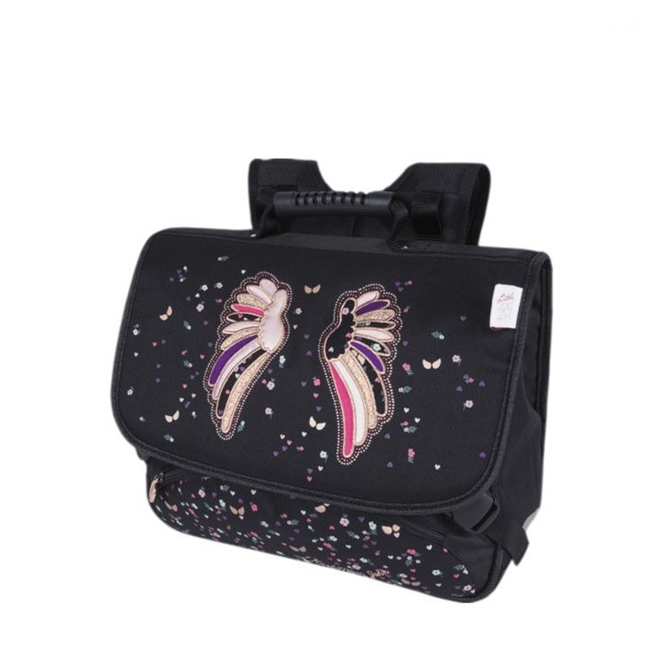 Cartable 38cm Ailes d'Anges Oberthur – Compartiments et détails réfléchissants