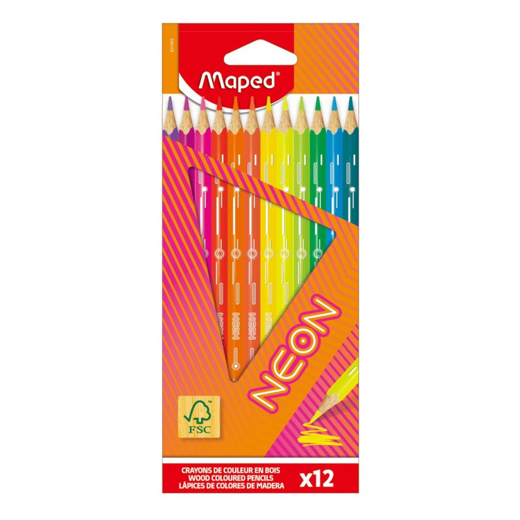 CRAYONS COULEUR FSC NEON