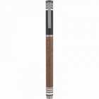 Stylo roller Boston Noyer Oberthur – Corps bois naturel, capuchon métal noir mat