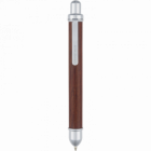 Mini stylo bille Tolède Oberthur – Bois de rose et chrome, support bois pour smartphone