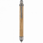 Mini stylo bille Tolède Oberthur – Chêne et gun, support bois pour smartphone