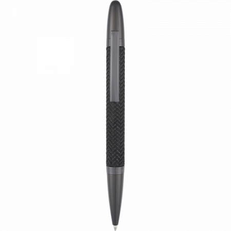 Stylo bille Phoenix noir Oberthur – Corps en fils métalliques tressés