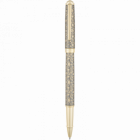 Stylo bille Byzance anthracite et or Oberthur – Embout capuchon diamant, décor gravé oriental