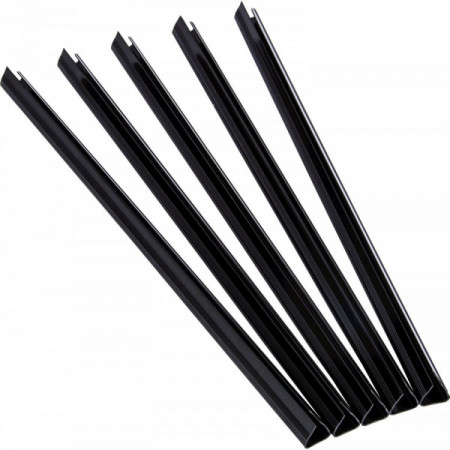 Lot de 50 baguettes de reliure Fellowes noires 9/12 mm – Jusqu'à 120 feuilles