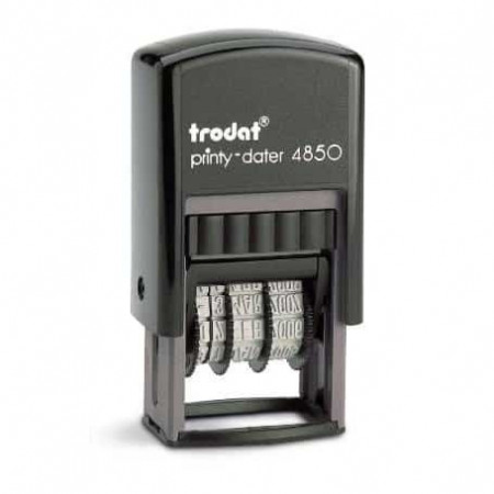 Tampon dateur Trodat 4850 "Payé le" – Format d'empreinte 25x5 mm