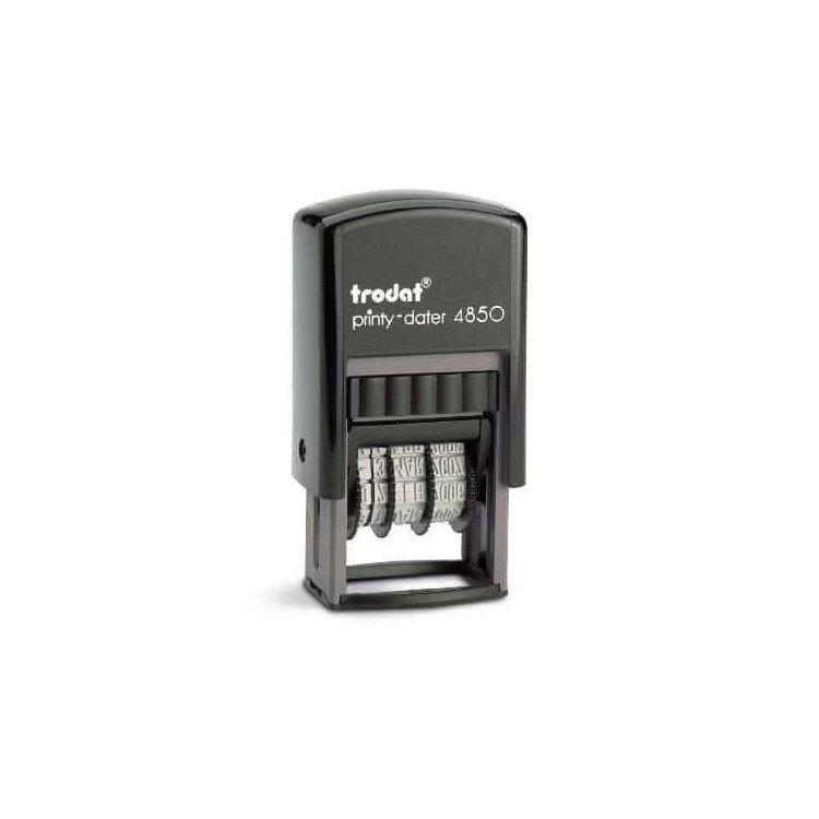 Tampon dateur Trodat 4850 "Payé le" – Format d'empreinte 25x5 mm