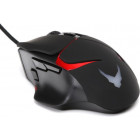 Souris optique filaire Varr droitier – 3200 DPI, 8 boutons programmables, rétroéclairage RGB