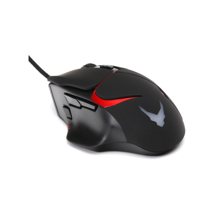 Souris optique filaire Varr droitier – 3200 DPI, 8 boutons programmables, rétroéclairage RGB