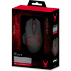 Souris optique filaire Varr droitier – 3200 DPI, 8 boutons programmables, rétroéclairage RGB