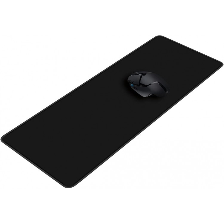 Tapis de souris XXL Varr noir – 780 x 280 x 3 mm, surface textile imperméable