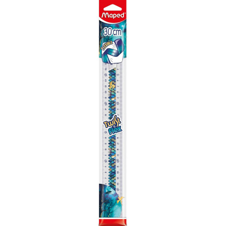 Règle souple Twist'N Flex Dragon Maped 30 cm – Incassable, double graduation transparente