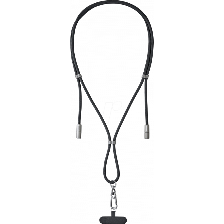 Lanière de charge portable Intenso noire – Charge et transporte votre smartphone en toute sécurité