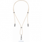 Lanière de charge portable Intenso beige – Charge et transporte votre smartphone en toute sécurité